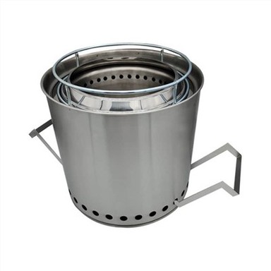 Pyllau Tân Stof Unigol Dur Di-staen Awyr Agored