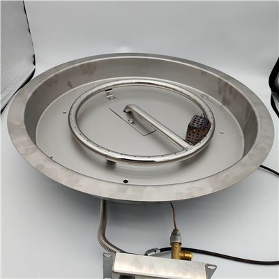 Tablau Gollyngiadau Tân Nwy Padiau Galw Heibio Dur Di-staen