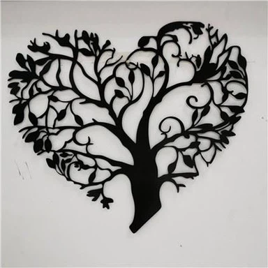 Celf Wal Coed Metel Bywyd