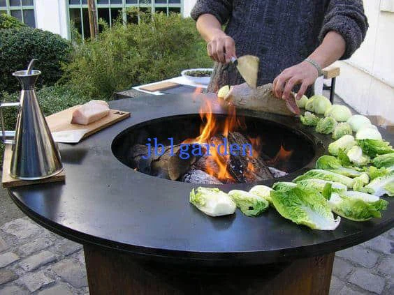 100cm Cooking Plate Corten Metal BBQ