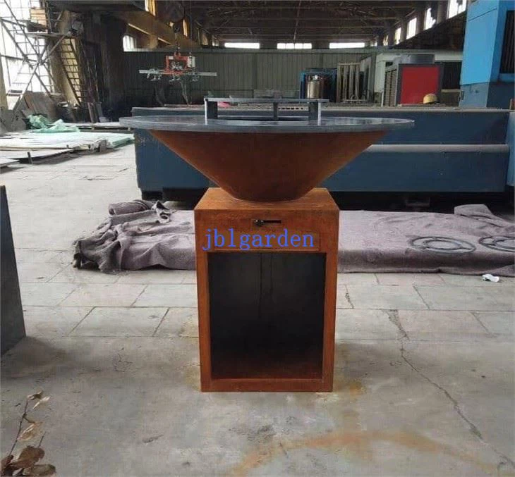 100cm Cooking Plate Corten Metal BBQ