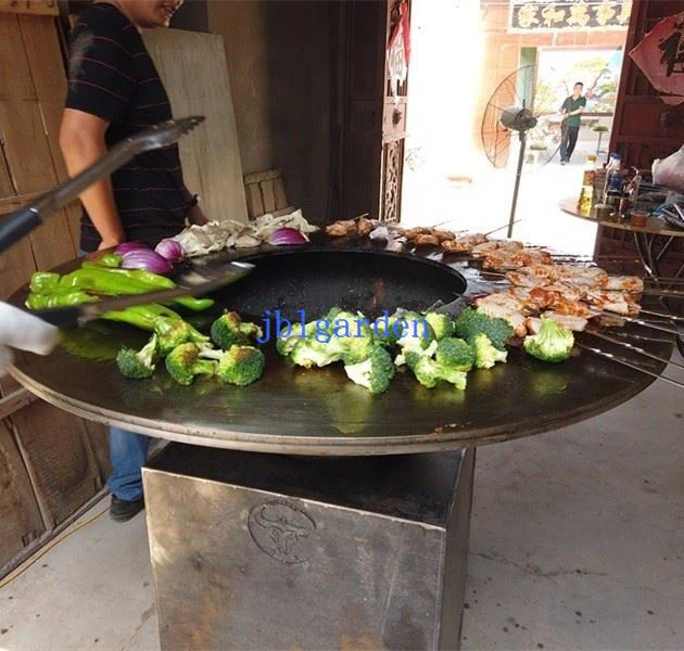 100cm Cooking Plate Corten Metal BBQ