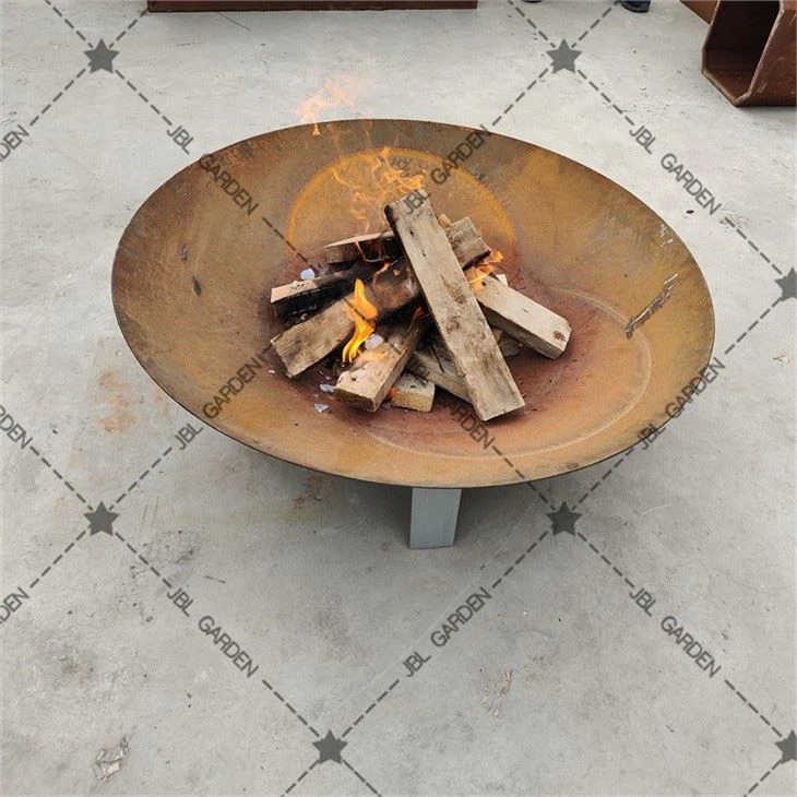Round Corten Steel Fire Bowls