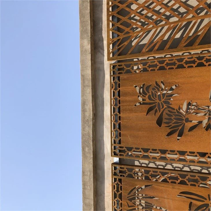 Panel rhad Rusty Corten Dur
