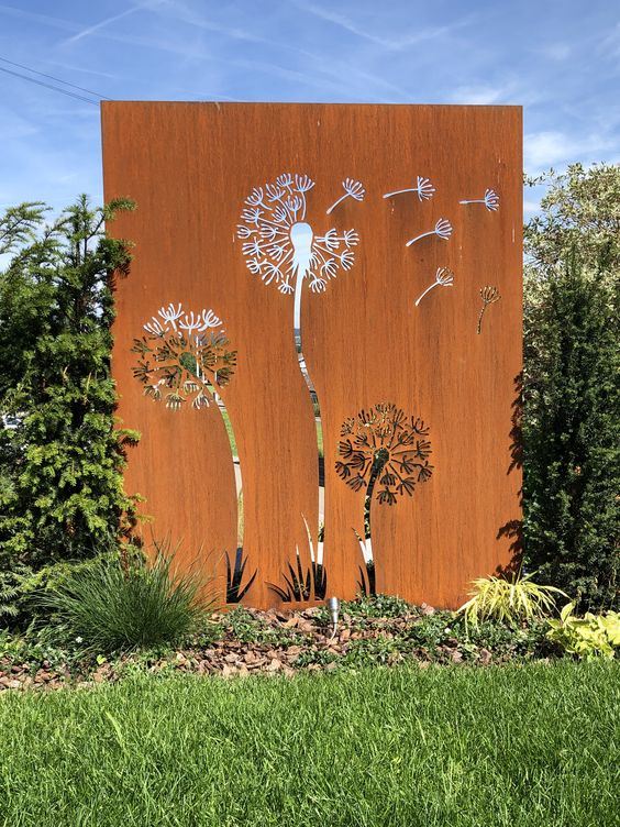 Ffens Gardd Dur Corten