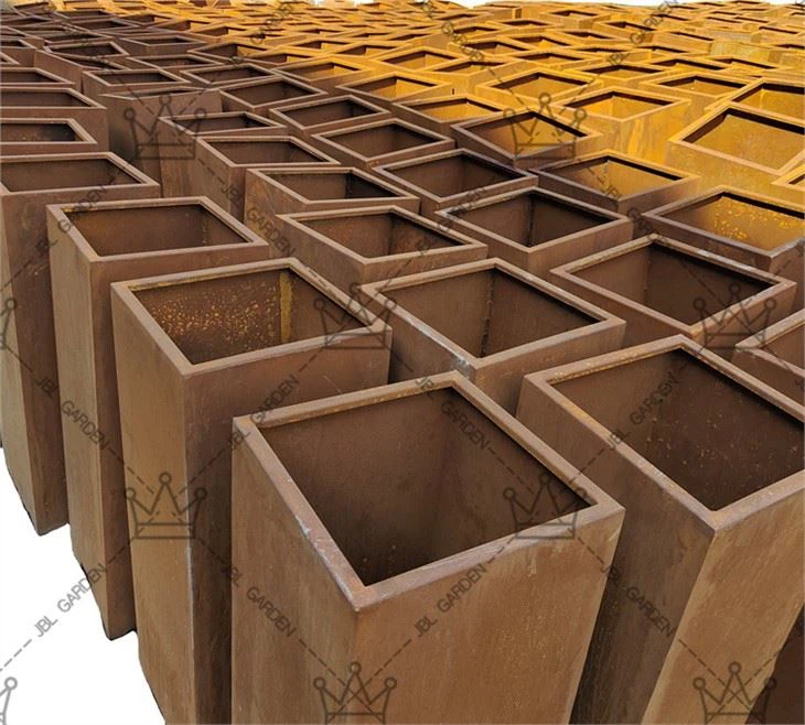 Planwyr Crog Dur Corten