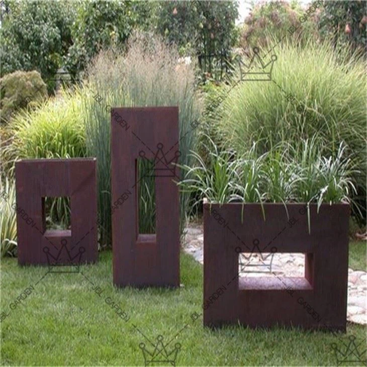 Corten Steel Hanging Planters