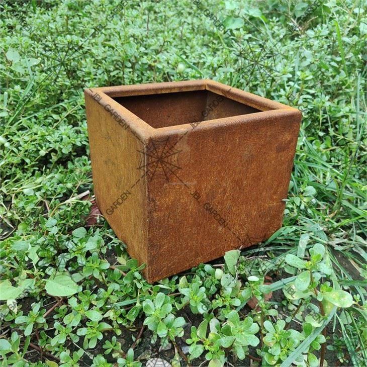 Corten Steel Long Box Planter