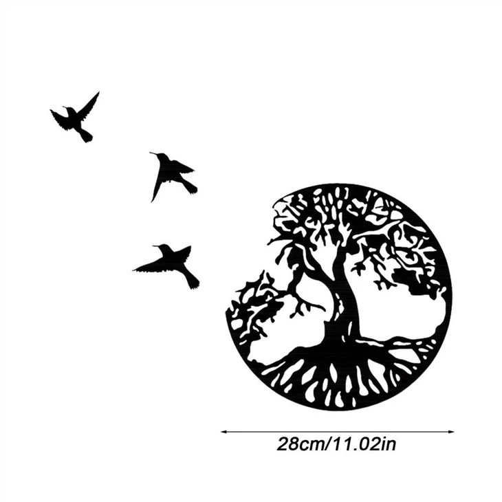 Family Tree With Birds Wall Art