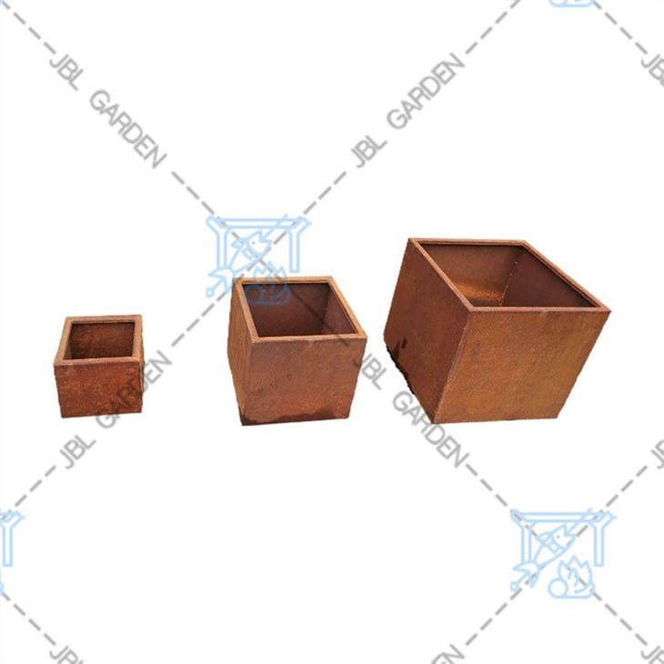 Galvanized Metal Planter Boxes