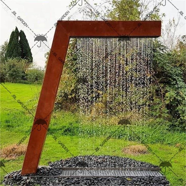 Garden Decor Corten Steel Water Feature