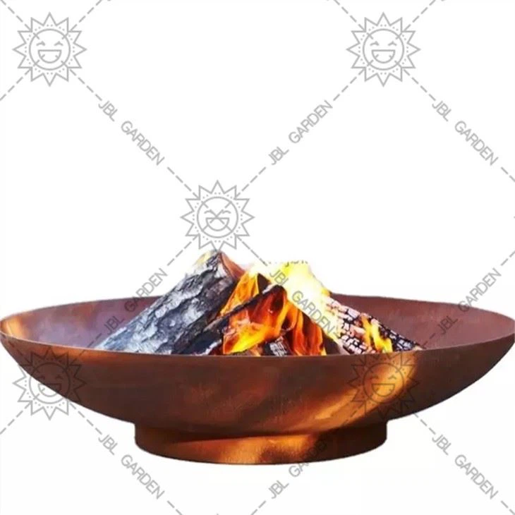 Dimensiynau Pwll Tân Metel