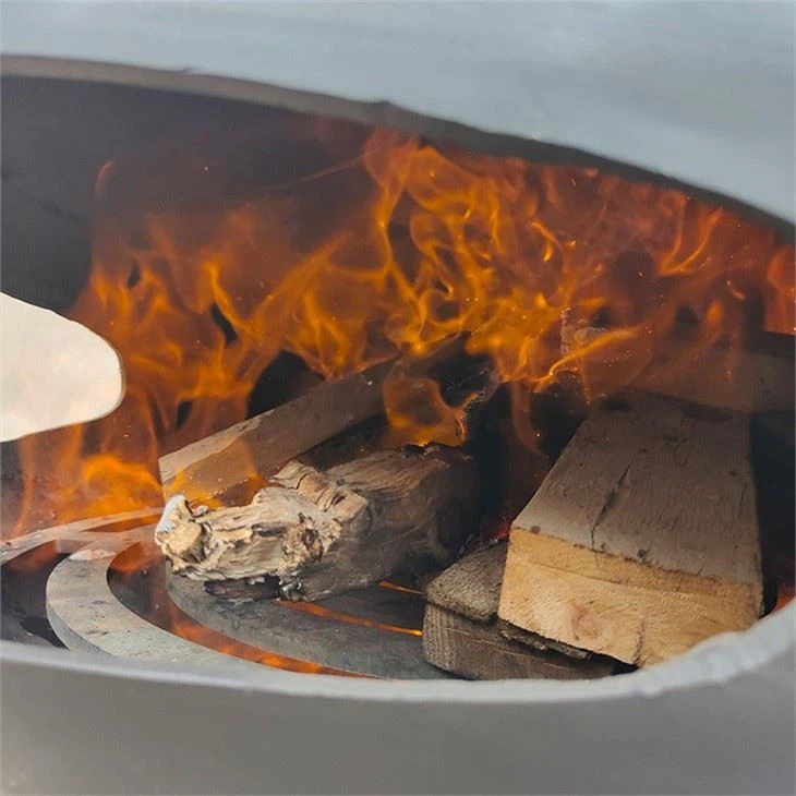 Mounted Cocoon Hanging Fireplace