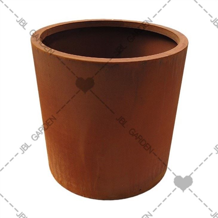 Rusted Steel Planters