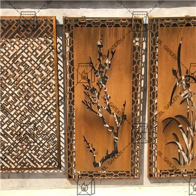 Panel Sgrin Corten Haniaethol