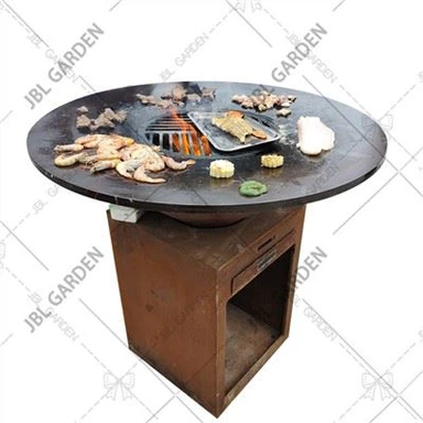 Barbeciw Awyr Agored Dur Corten