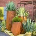 Corten Steel Planters Stand Pot