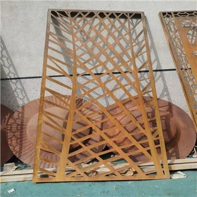 Ffensys Gardd Metel Addurnol