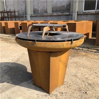 Griliwch siarcol awyr agored