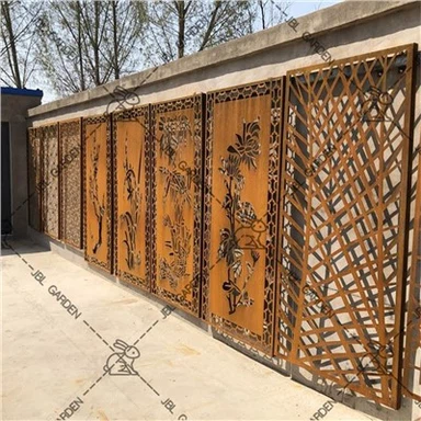 Panel Ffens Dur Marrakech Corten
