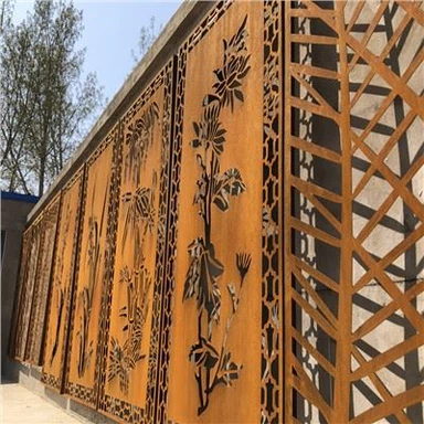 Sgriniau Metel Paneli Corten