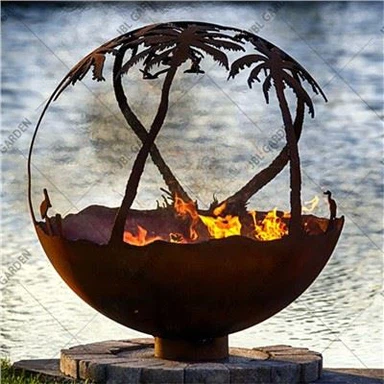 Pwll Tân Bowl Tân Awyr Agored Dur