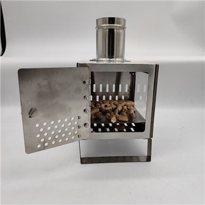 Llosgwr Pren Dur Di-staen