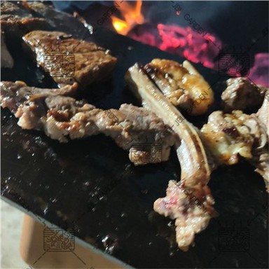 Pwll Tân Dur Corten wedi'i Tanio â Choed