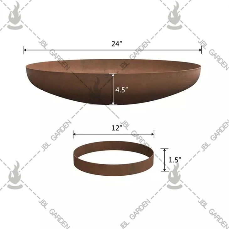 Steel Wood Burning Fire Pit