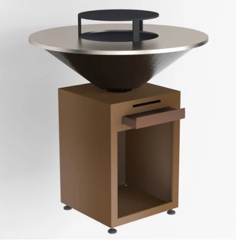 Wood Charcoal Grill