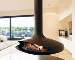 Lle Tân Crog 360 gradd