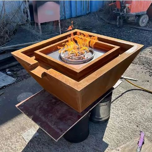 Gas Heater Fountain Water Bowl Feature