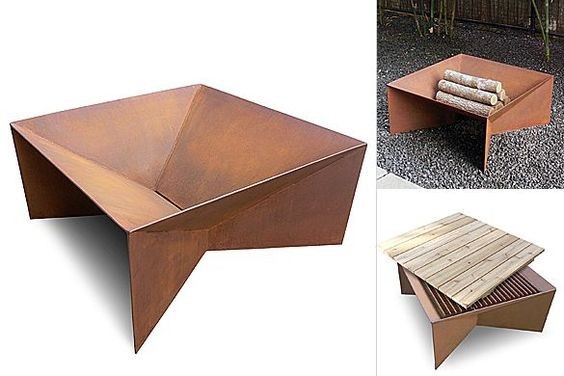 Geometric Fire Pit