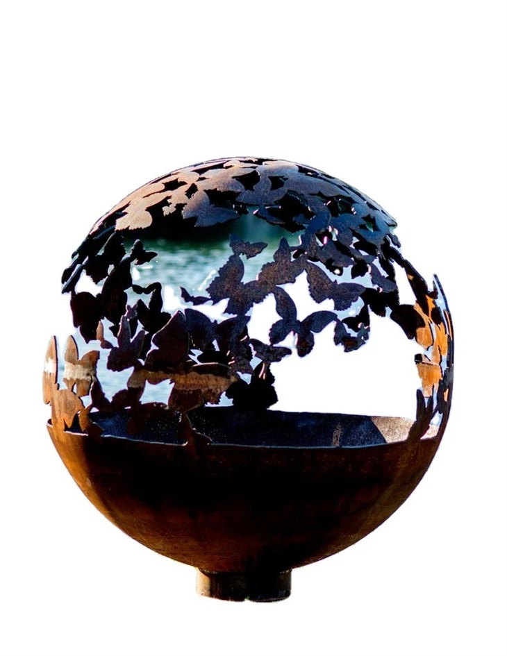 Metal Garden Spheres