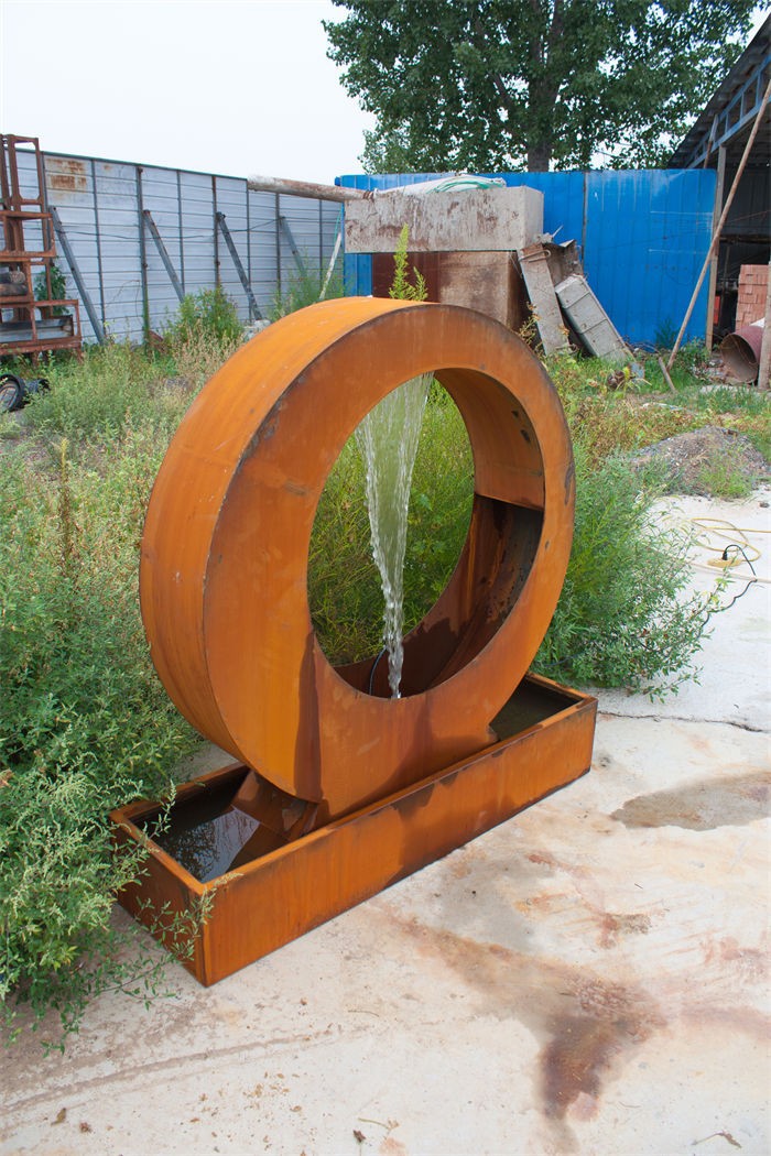 Metal Rusty Steel Waterfall Fountains suppliers