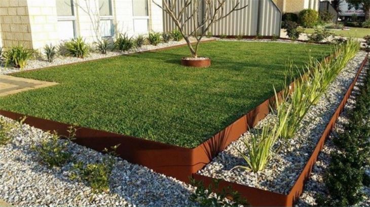 Ymyl Gardd Tirwedd Fodern