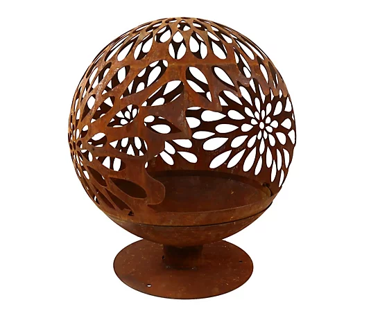 Outdoor Round Garden Rust Fire Pit