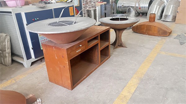 Outdoor Wood Burning BBQ Firepits factory