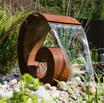 Patio Decoration Steel Water Fountain