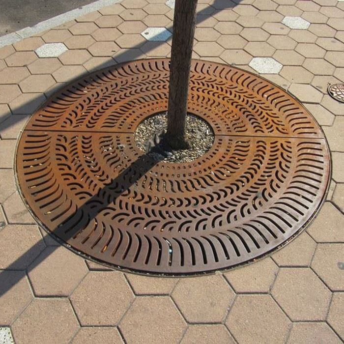 Plaza Weathering Steel Tree Grate suppliers