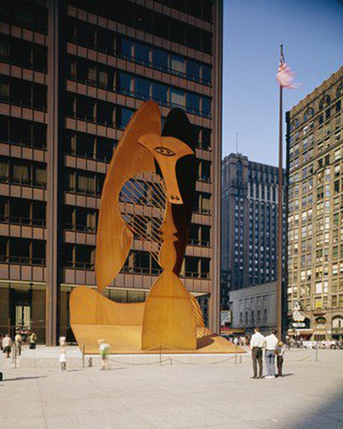 Corten-Steel-Sculpture-Picasso-Chiago Corten-Steel-Sculpture-Picasso-Chiago