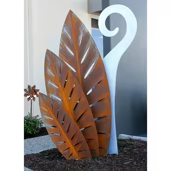 Outdoor Metal Leaf Sculpture Outdoor Metal Leaf Sculpture