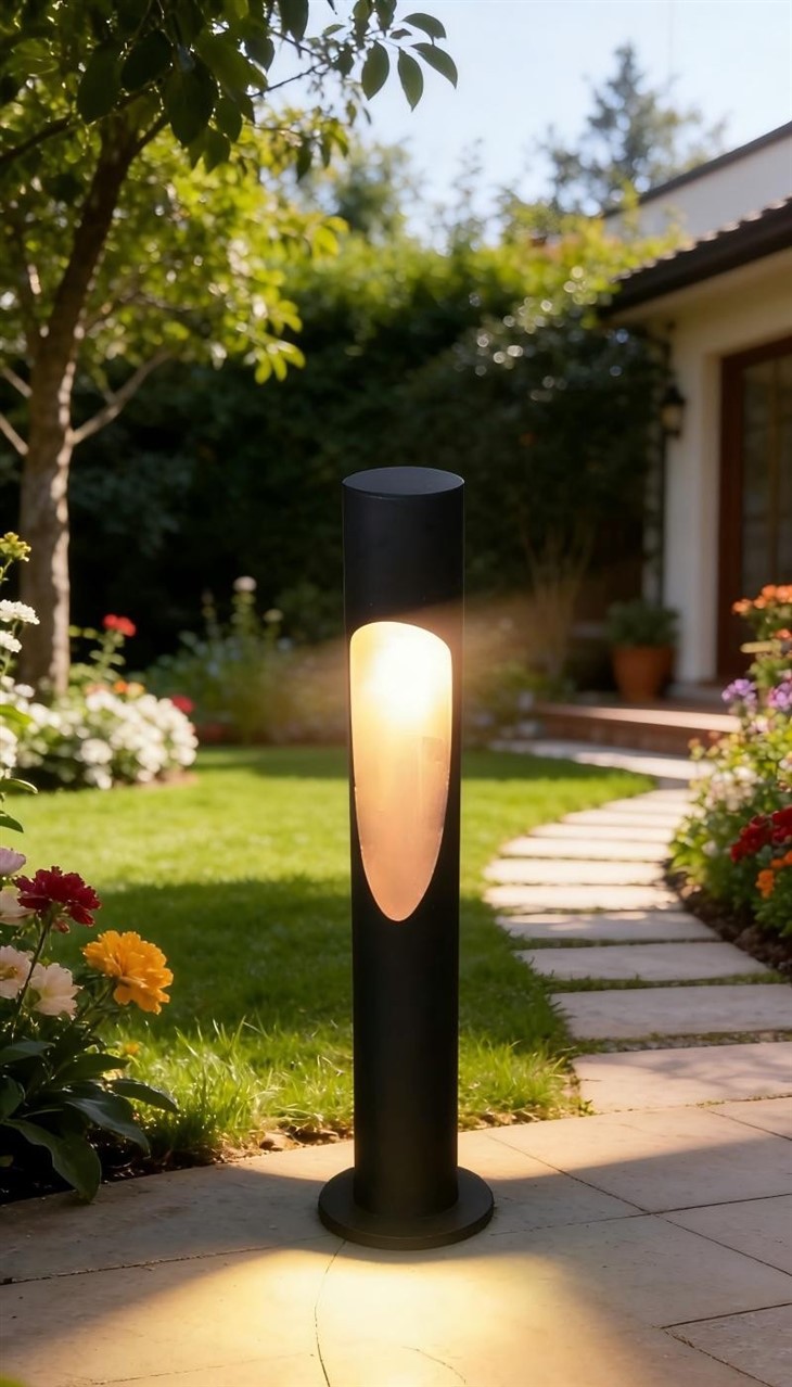 Rustic Corten Steel Hollow Lamp factory