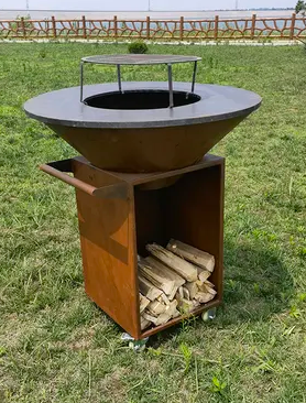Stof Gril Pwll Tân Barbeciw