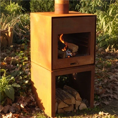 Gardd Lle tân Corten Steel Rusty