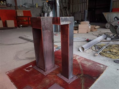 L-Goleuadau Gardd Dur Corten siâp