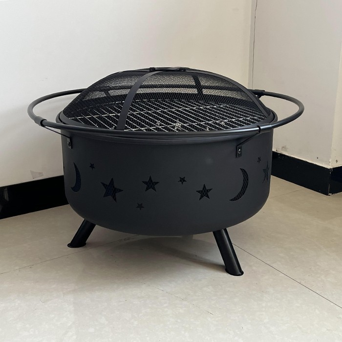 Steel Fire Pit With Spark Screen Cover suppliers