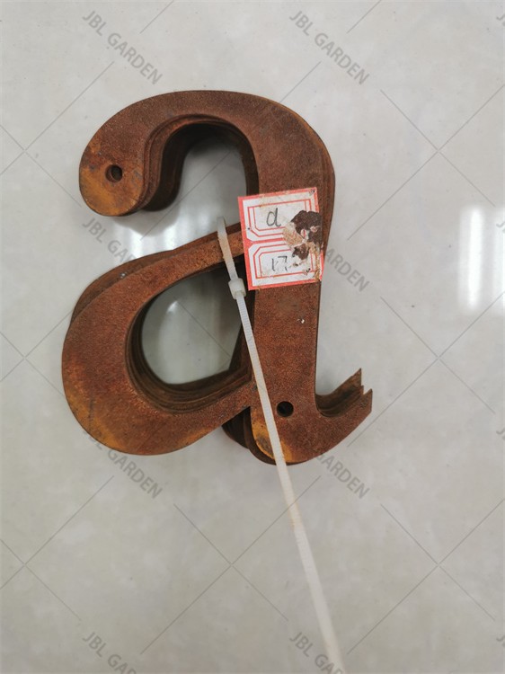 Weather Resistance Corten Steel (weathering Steel) Letter E factory