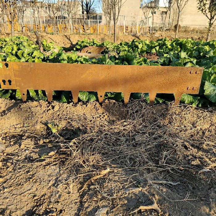 -Corten Steel Garden Edges sy'n gwrthsefyll tywydd