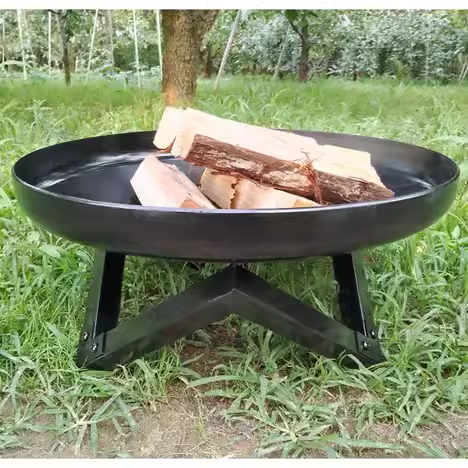 Wood Burning Metal Fire Pit